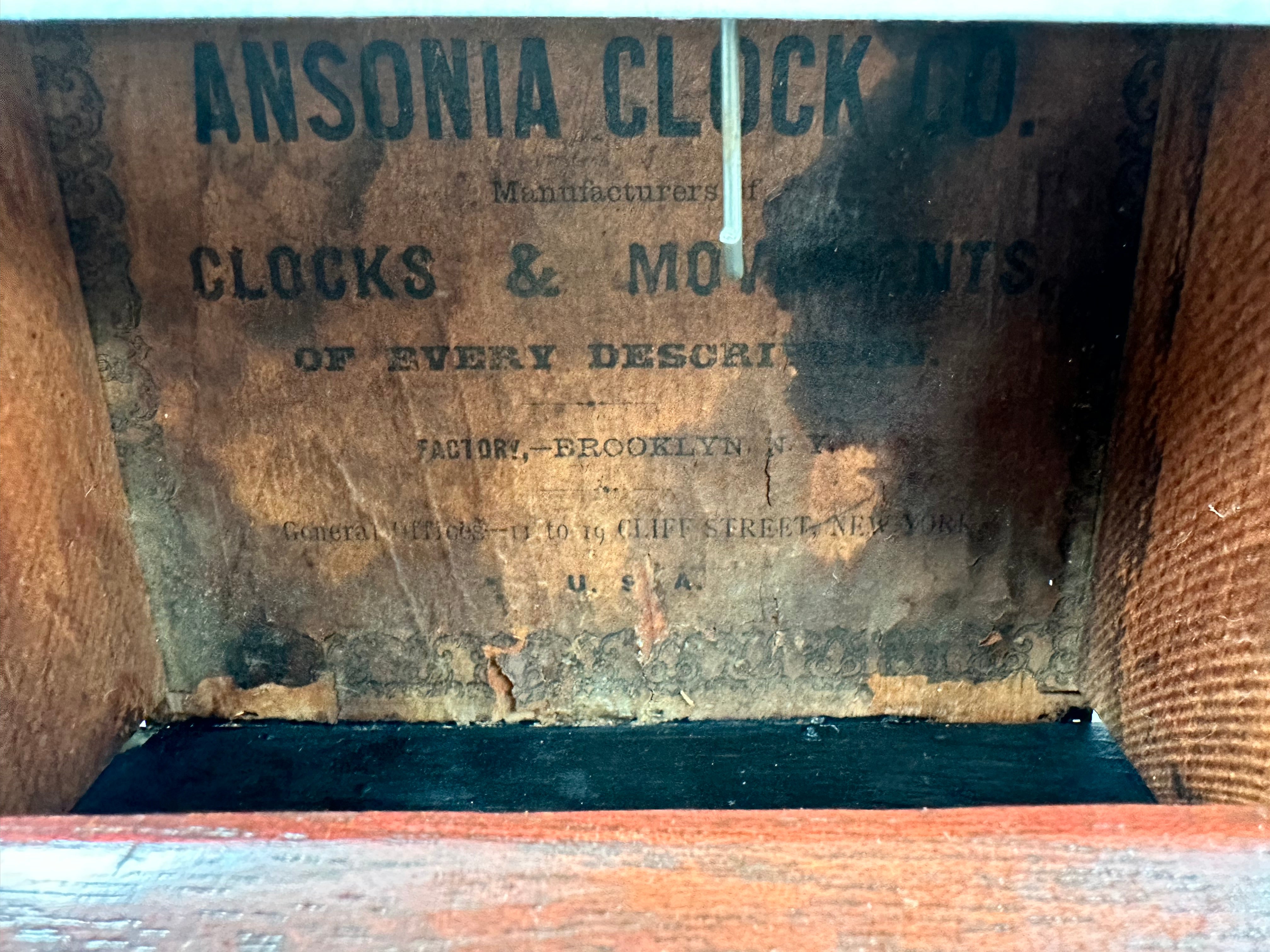 Antique ANSONIA U.S.A Pendulum Mantel Clock | Adelaide Clocks