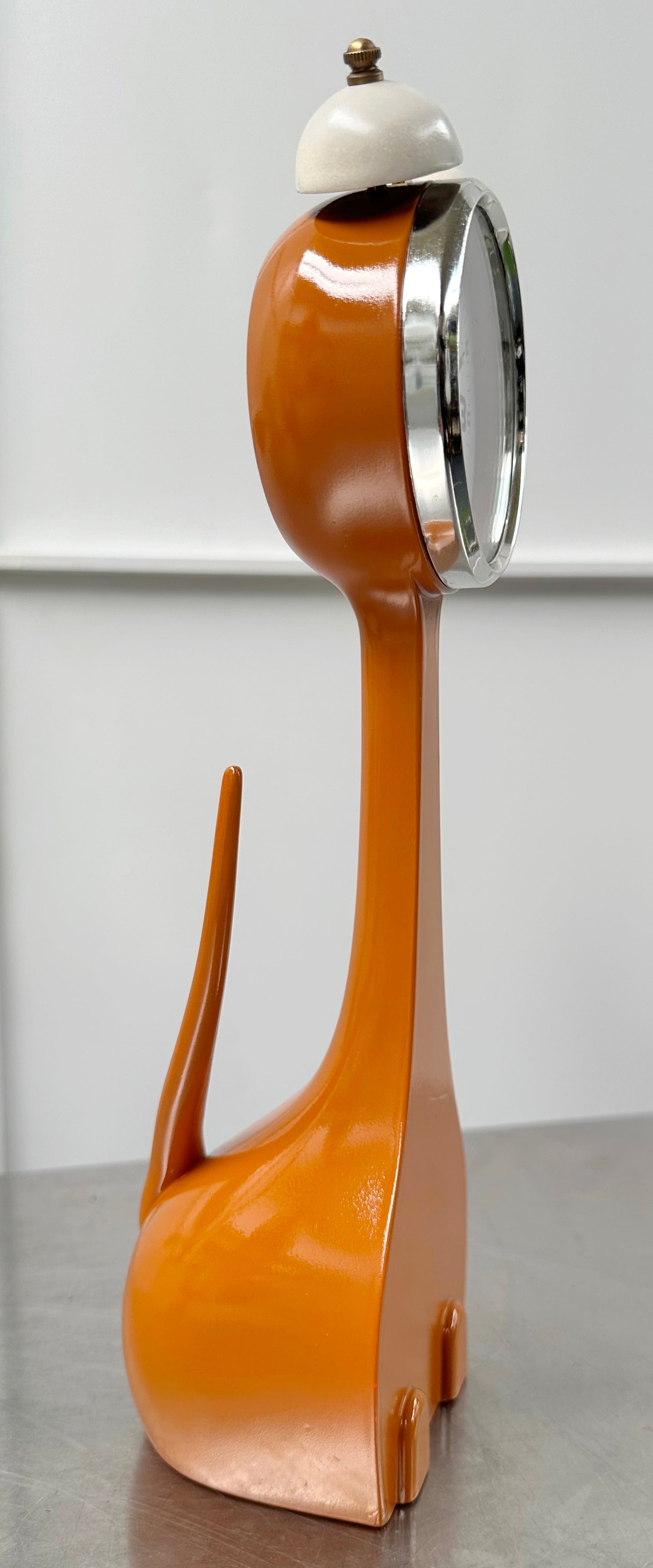 Vintage Europa CAT German Twin Bell Alarm Bedside Desk Clock | Adelaide Clocks