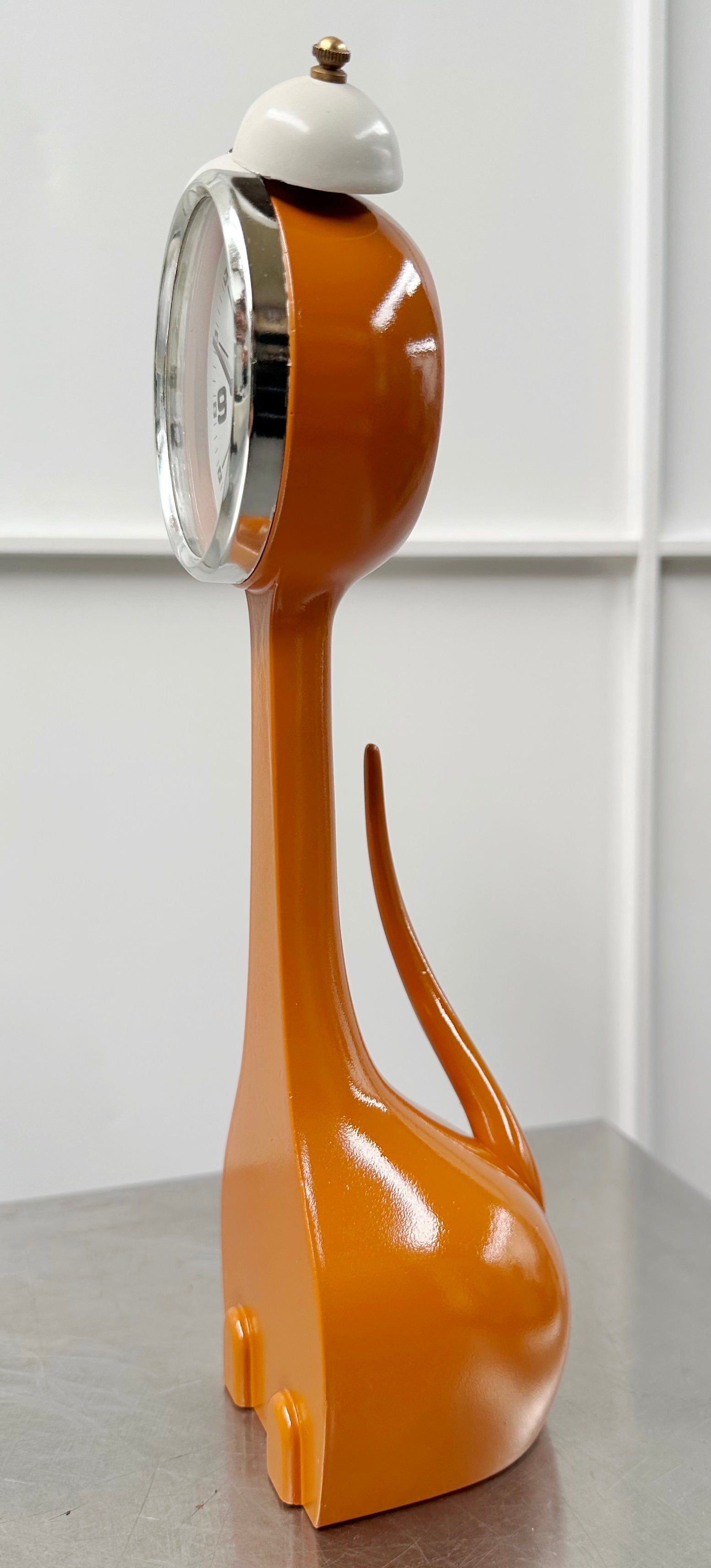 Vintage Europa CAT German Twin Bell Alarm Bedside Desk Clock | Adelaide Clocks