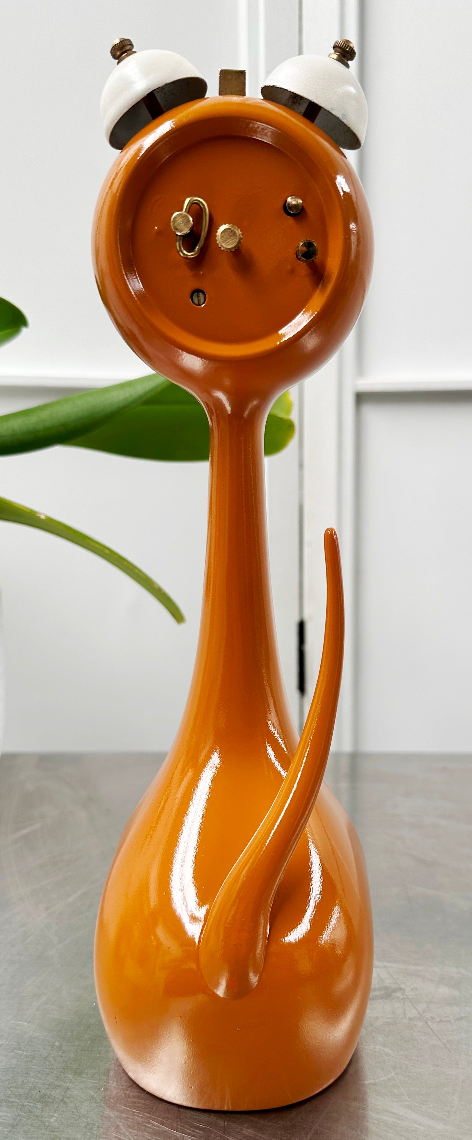 Vintage Europa CAT German Twin Bell Alarm Bedside Desk Clock | Adelaide Clocks