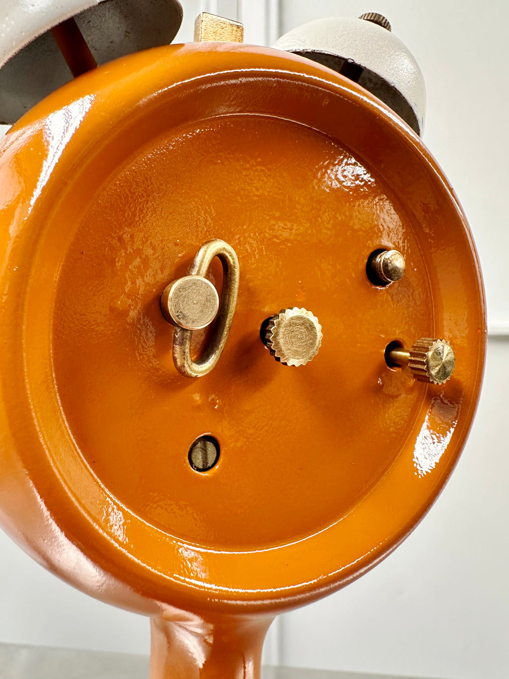 Vintage Europa CAT German Twin Bell Alarm Bedside Desk Clock | Adelaide Clocks