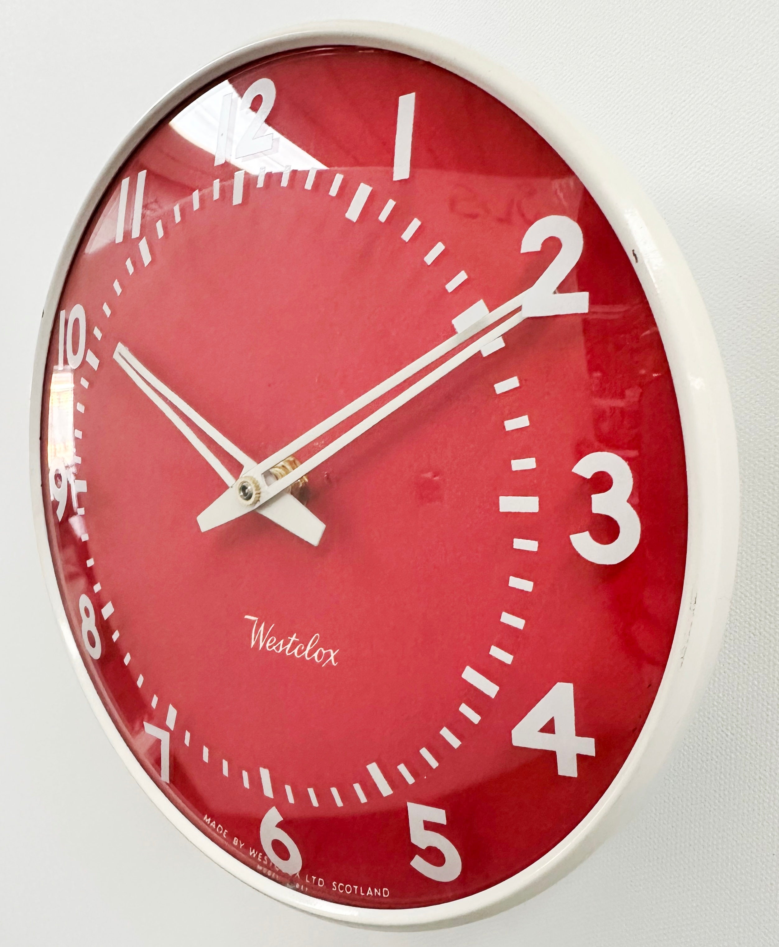 Vintage Westclox Scotland Quartz Wall Clock | Adelaide Clocks