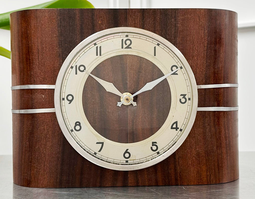 Vintage Oaklands Electric, Australian TINK Melbourne Quartz Mantel Clock | Adelaide Clocks