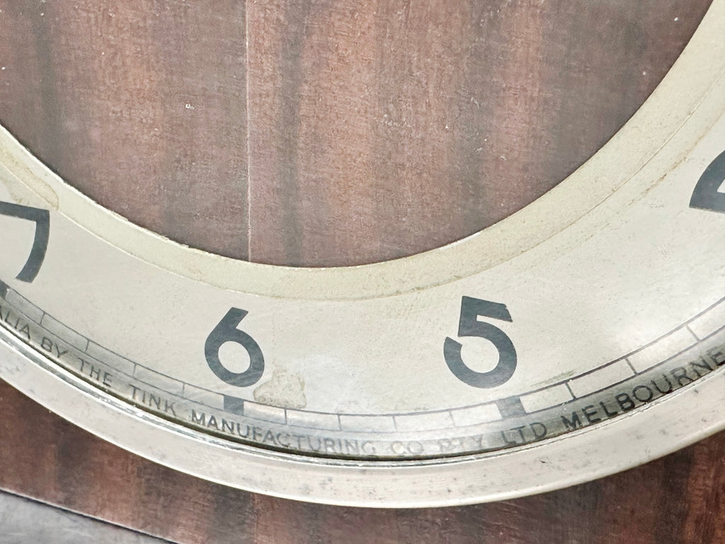 Vintage Oaklands Electric, Australian TINK Melbourne Quartz Mantel Clock | Adelaide Clocks