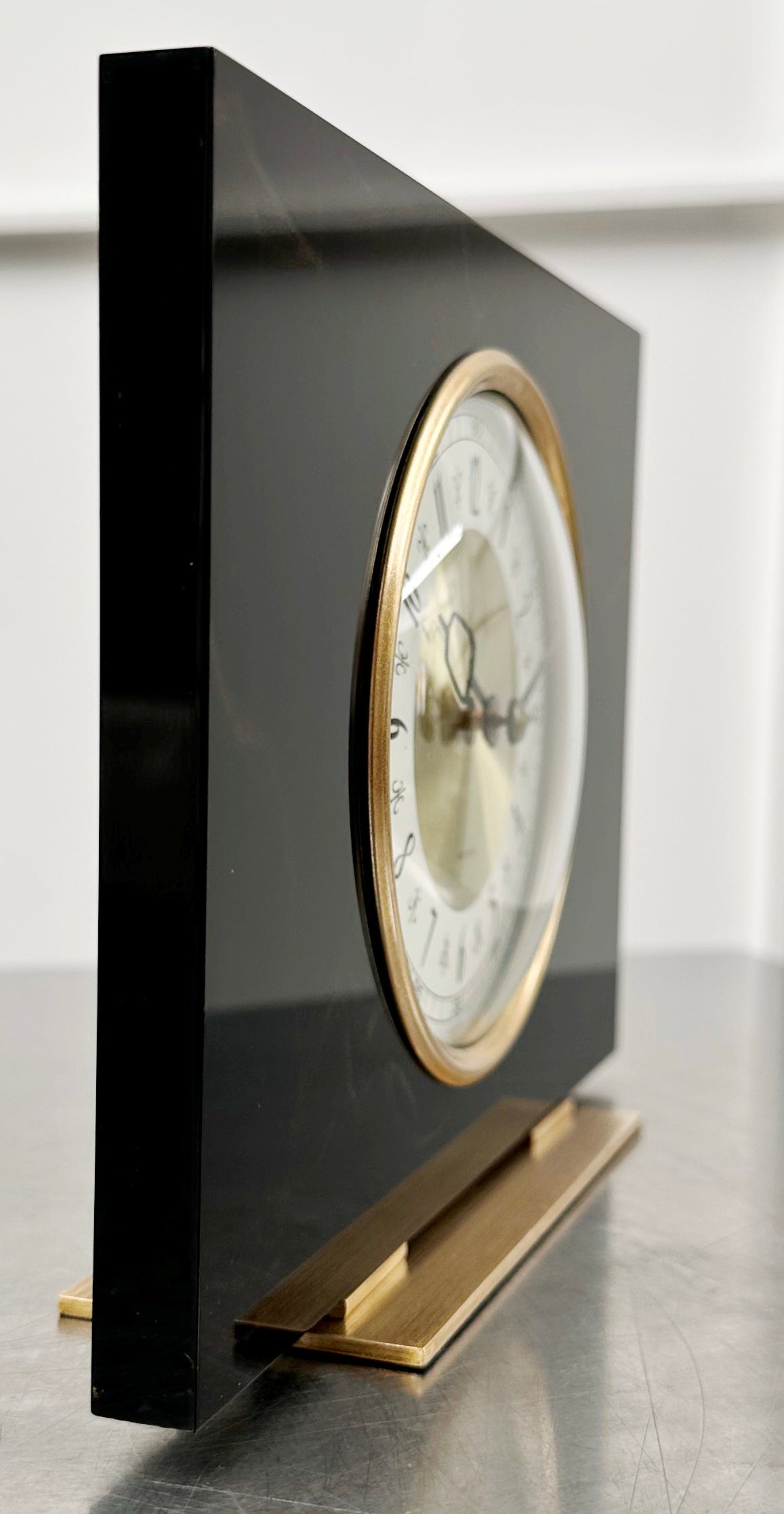 Vintage Black Marble Westclox Scotland Mantel Clock | Adelaide Clocks