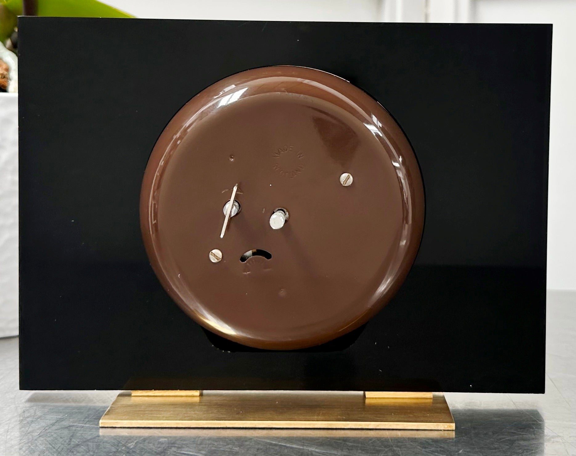 Vintage Black Marble Westclox Scotland Mantel Clock | Adelaide Clocks