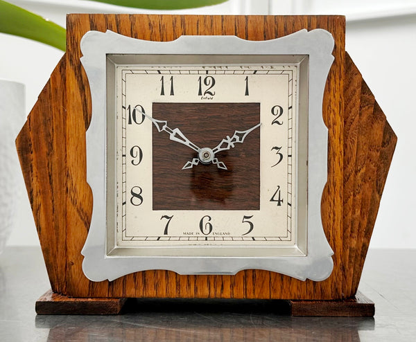 Vintage Art Deco ENFIELD ENGLAND Bedside Desk Clock | Adelaide Clocks
