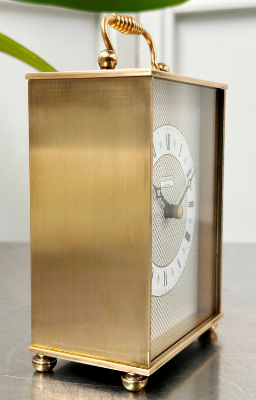 Vintage Junghans ATO-MAT Carriage Battery Desk Clock | Adelaide Clocks