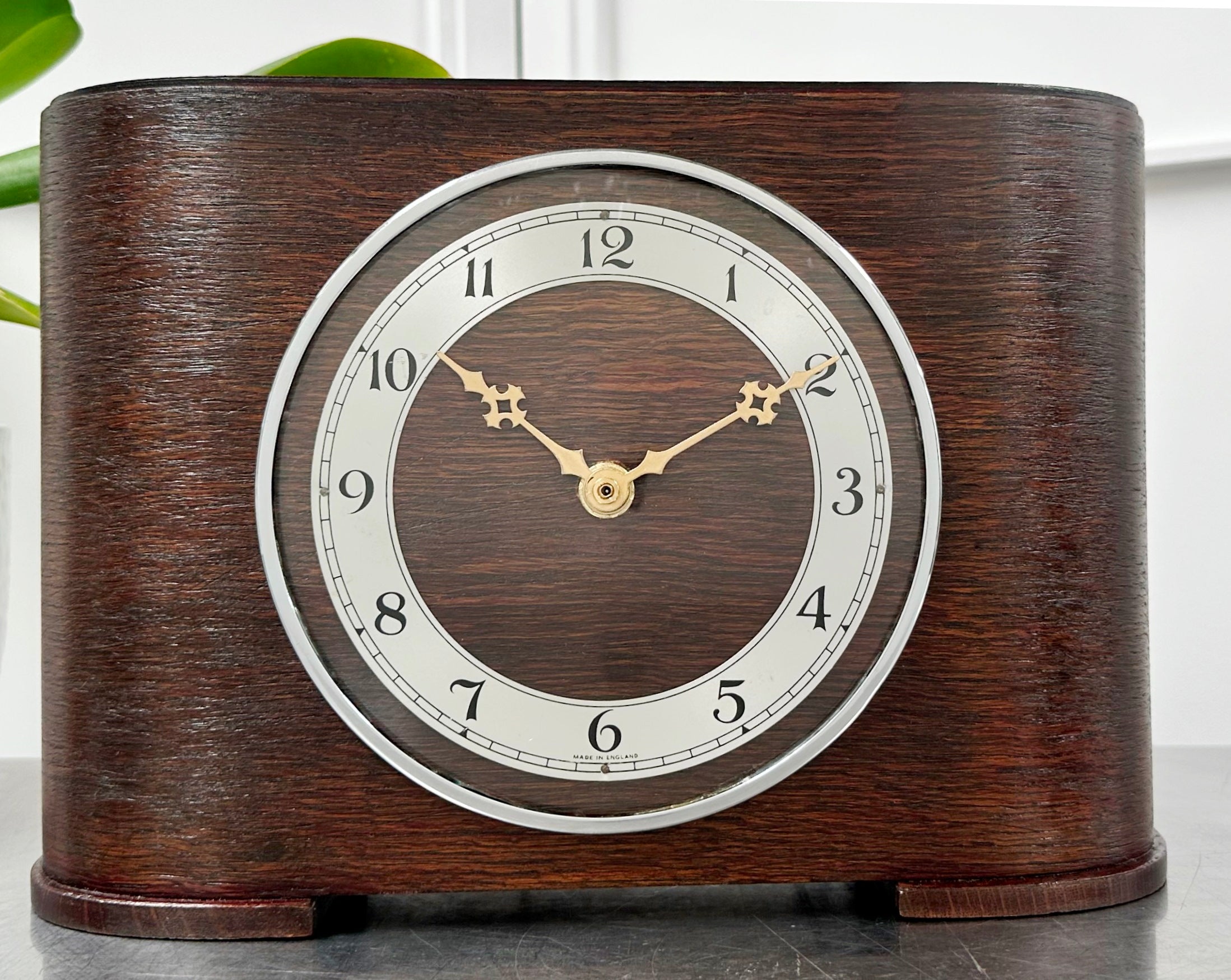 Vintage Two Florins Time Saver Money Mantel Clock | Adelaide Clocks