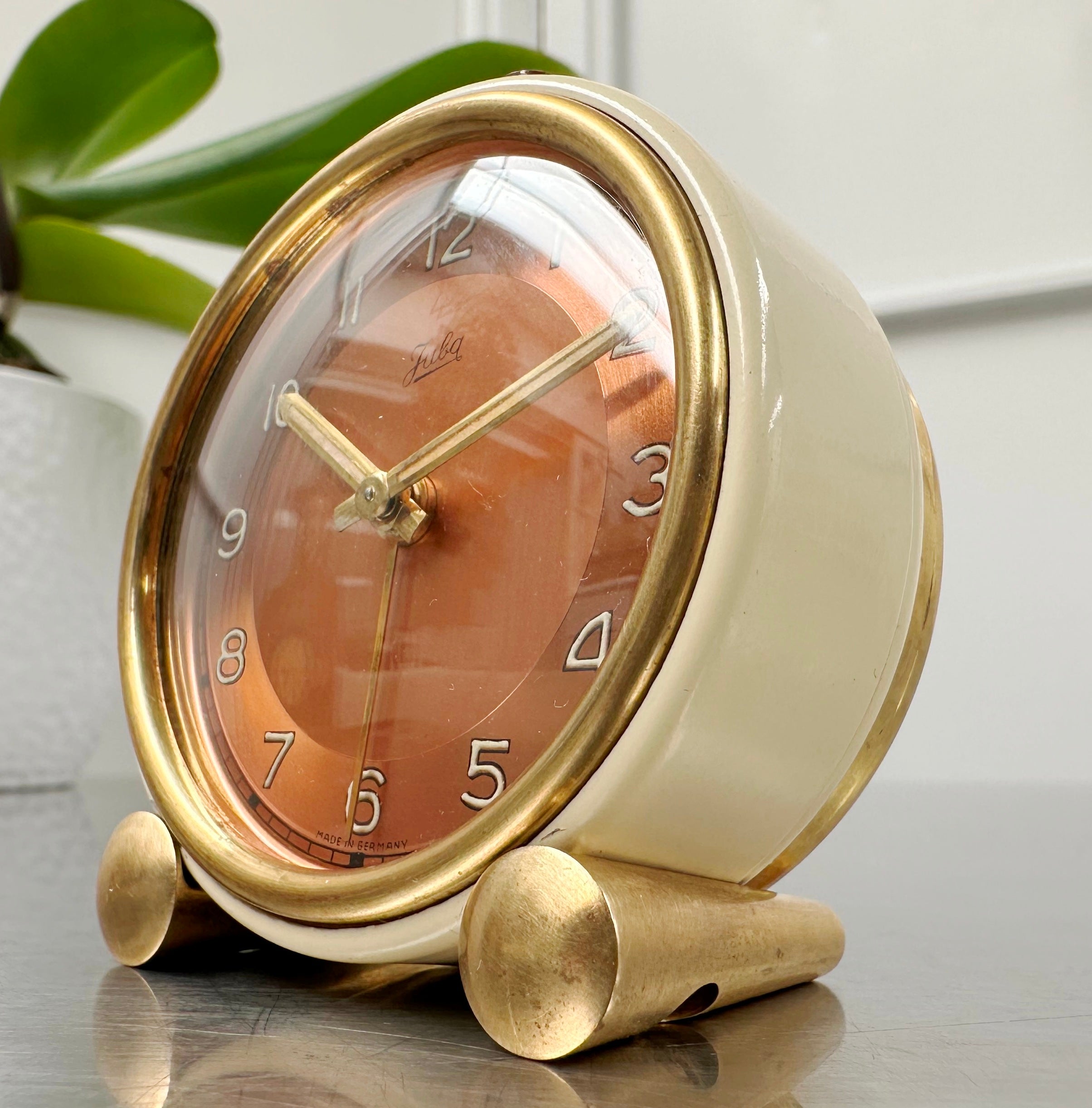 Vintage JUBA German Alarm Bedside Desk Clock | Adelaide Clocks