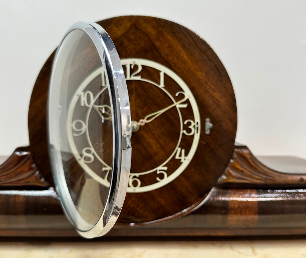 Vintage SMITH SECTRIC Electric WESTMINSTER Chime Mantel Clock  | eXibit collection