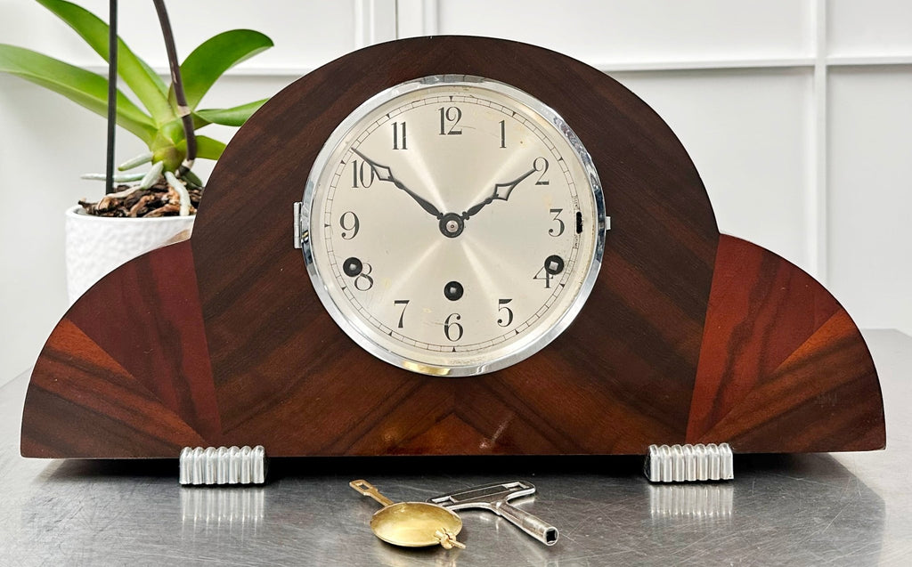 Vintage FHS Westminster Hammer Chime Mantel Clock | Adelaide Clocks