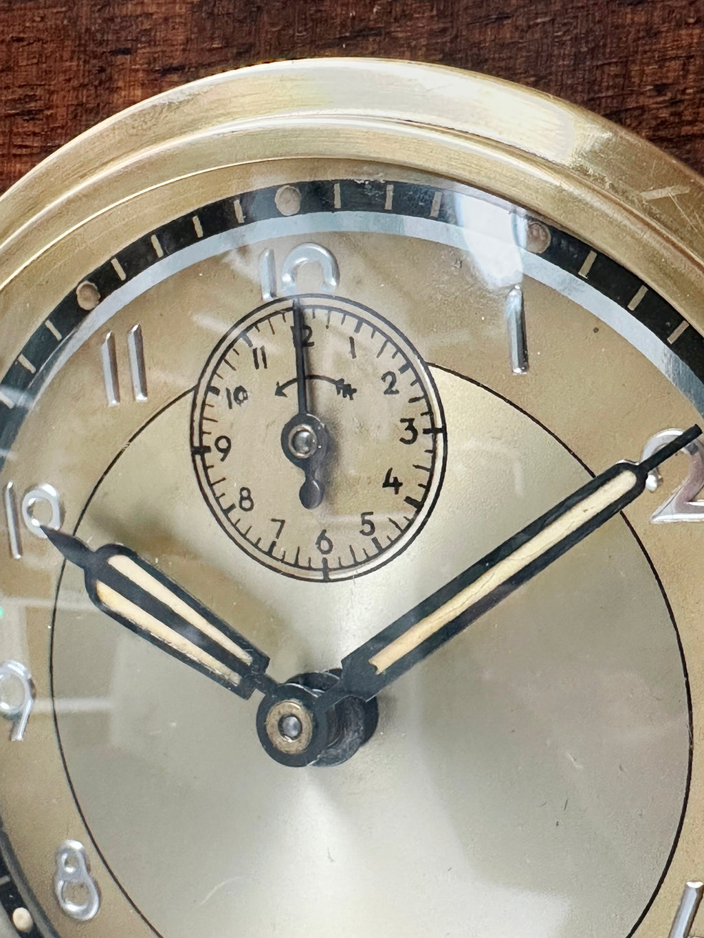 Vintage Musical Alarm Desk Wooden Clock | Adelaide Clocks