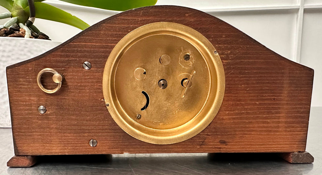 Vintage Musical Alarm Desk Wooden Clock | Adelaide Clocks