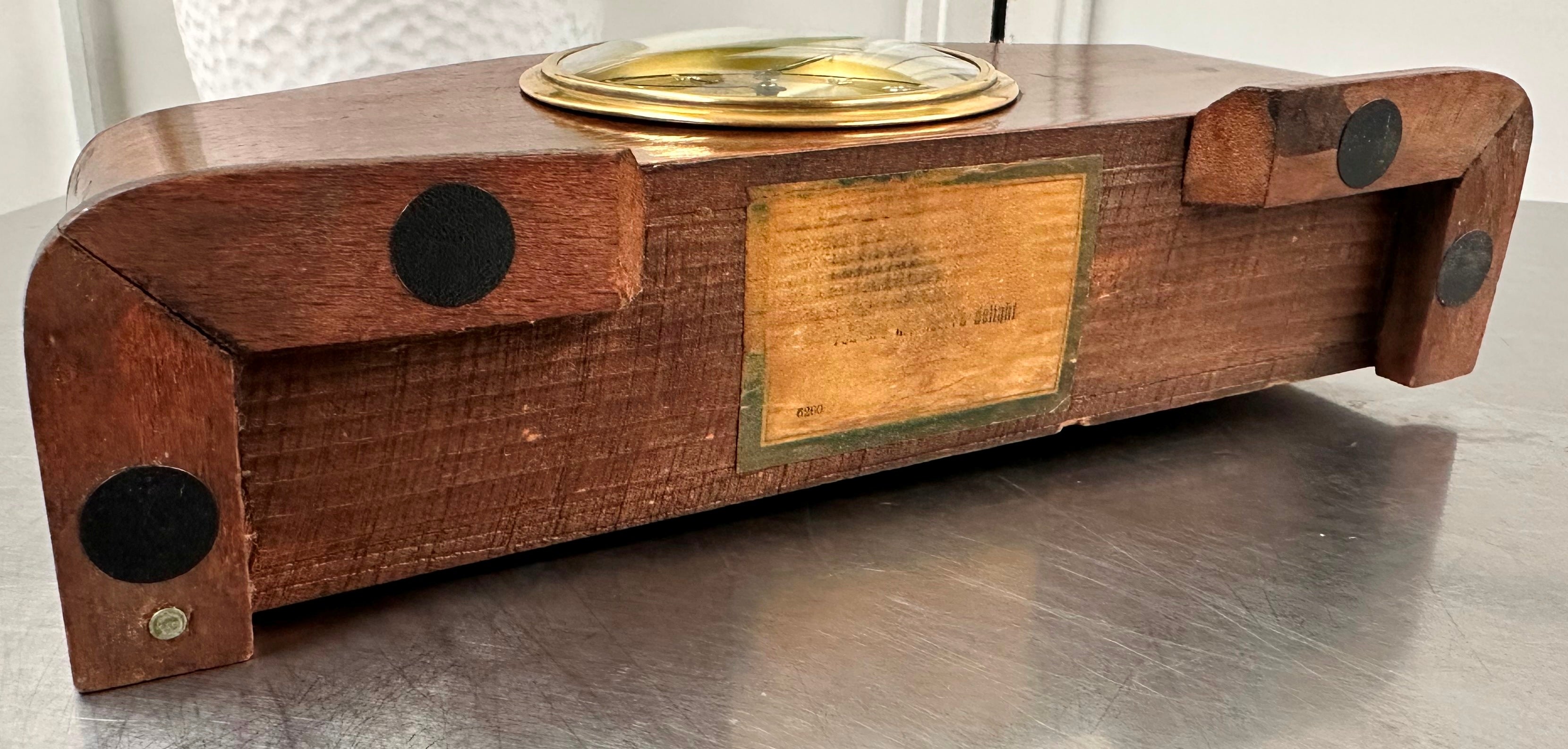Vintage Musical Alarm Desk Wooden Clock | Adelaide Clocks