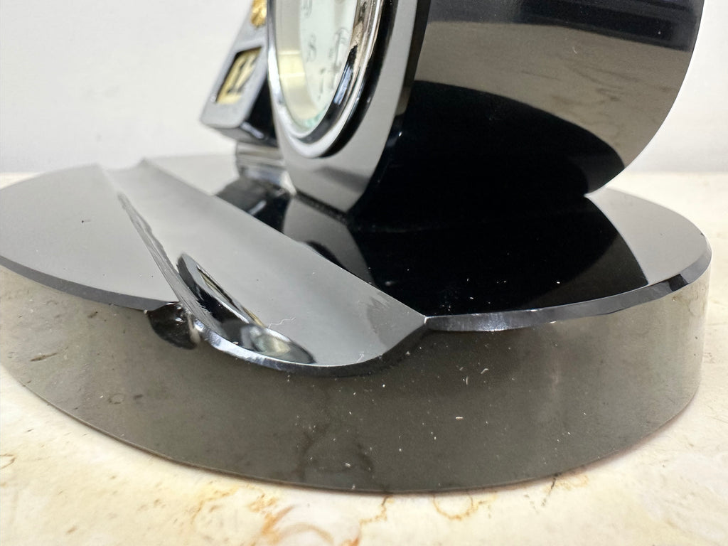 Vintage Marble Perpetual Flip Calendar with Desk Clock | eXibit collection