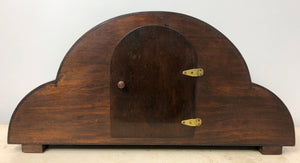 Vintage Art Deco Wooden Battery Mantel Clock | Adelaide Clocks