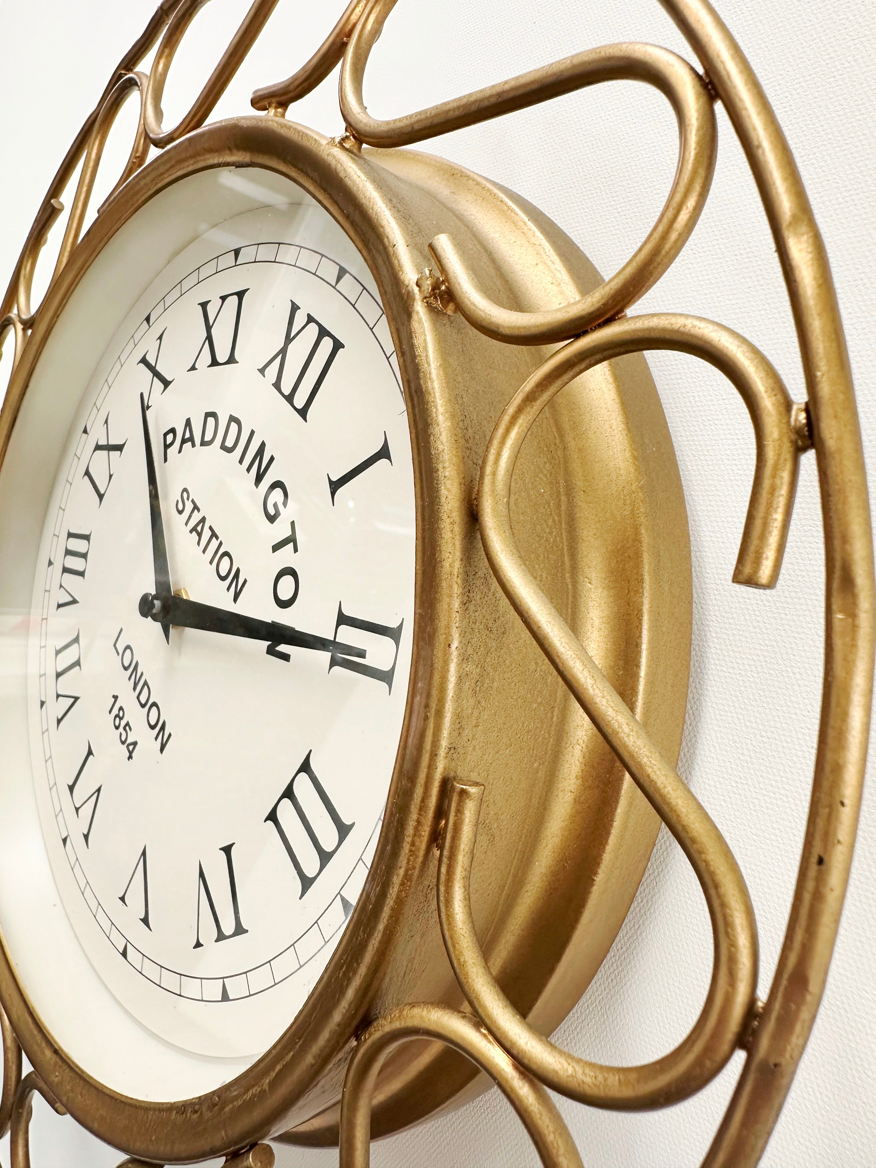 Vintage Paddington Station London Quartz Wall Clock | Adelaide Clocks