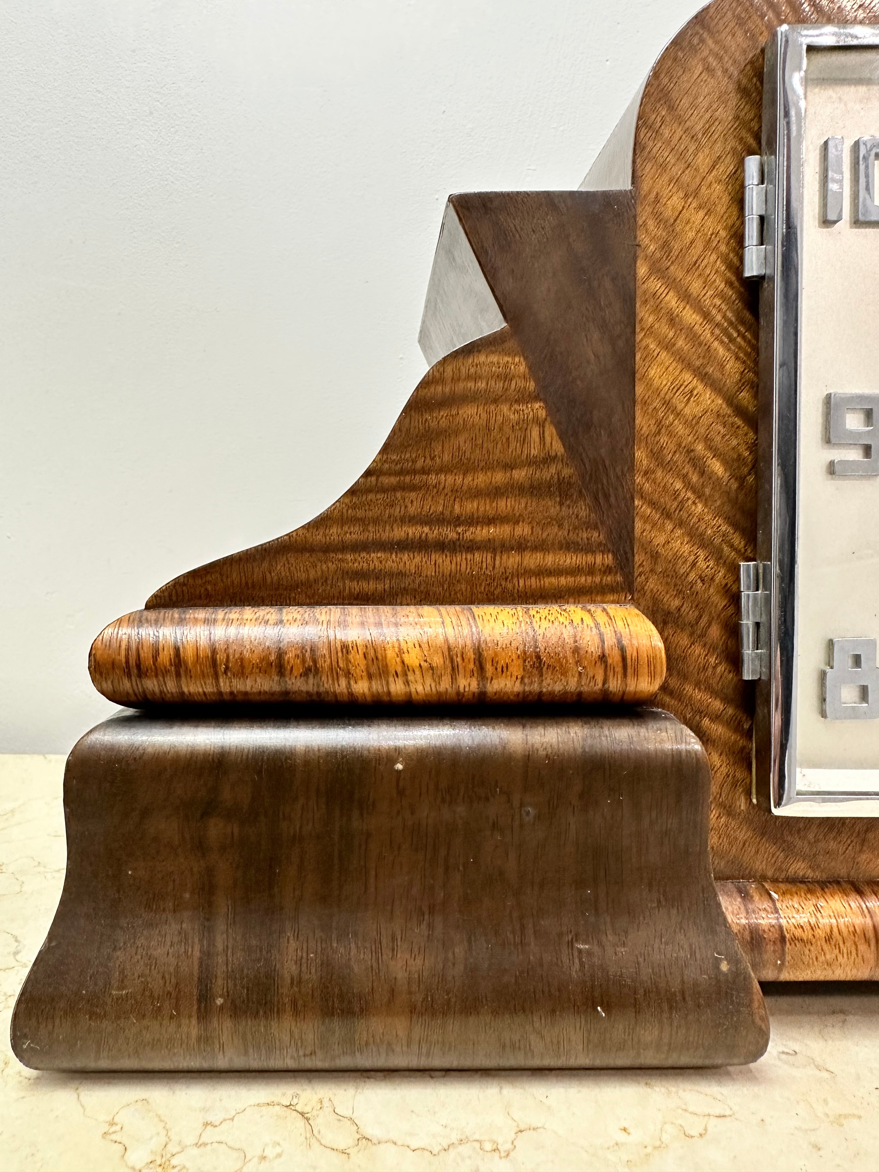 Vintage German Mauthe Westminster Hammer Chime Mantel Clock | eXibit collection