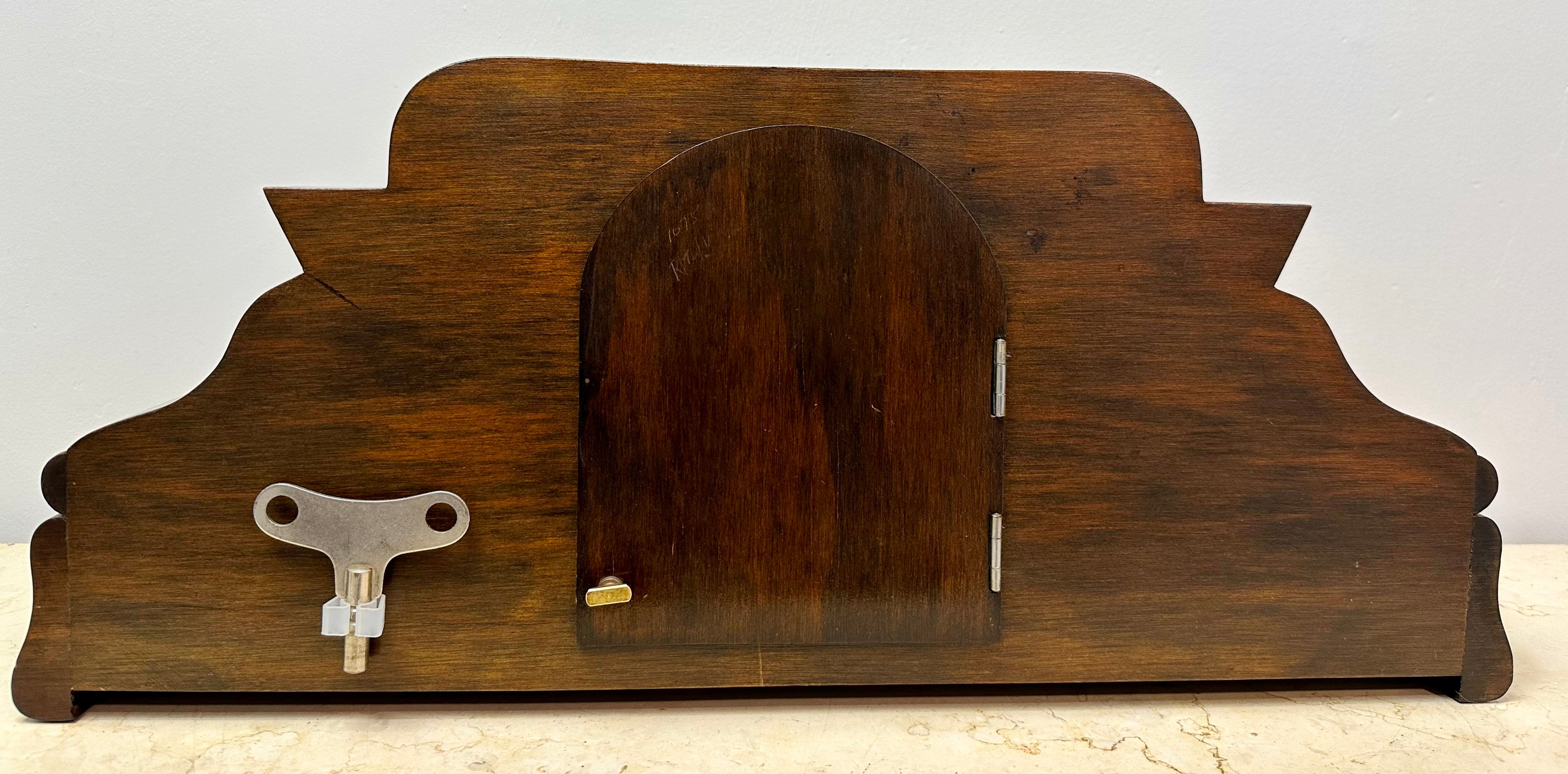 Vintage German Mauthe Westminster Hammer Chime Mantel Clock | eXibit collection