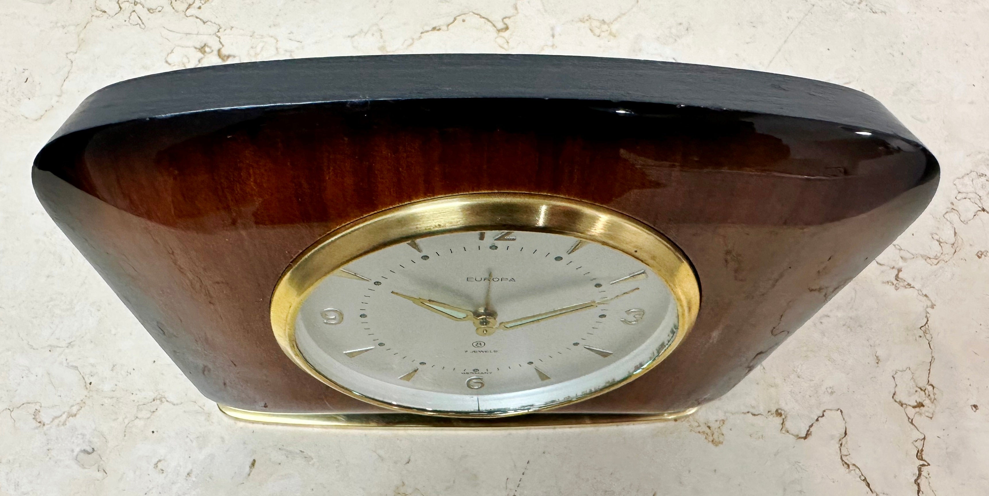 Vintage EUROPA German Alarm Bedside Desk Clock | Adelaide Clocks