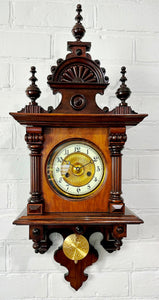 Antique HAC Pendulum Battery Wall Clock | Adelaide Clocks