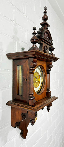 Antique HAC Pendulum Battery Wall Clock | Adelaide Clocks