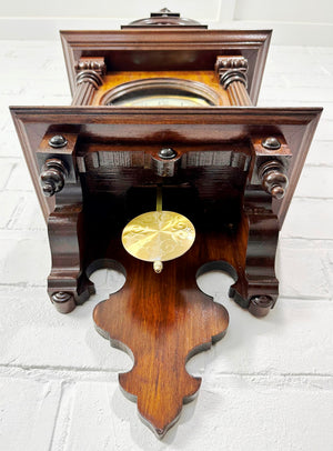 Antique HAC Pendulum Battery Wall Clock | Adelaide Clocks