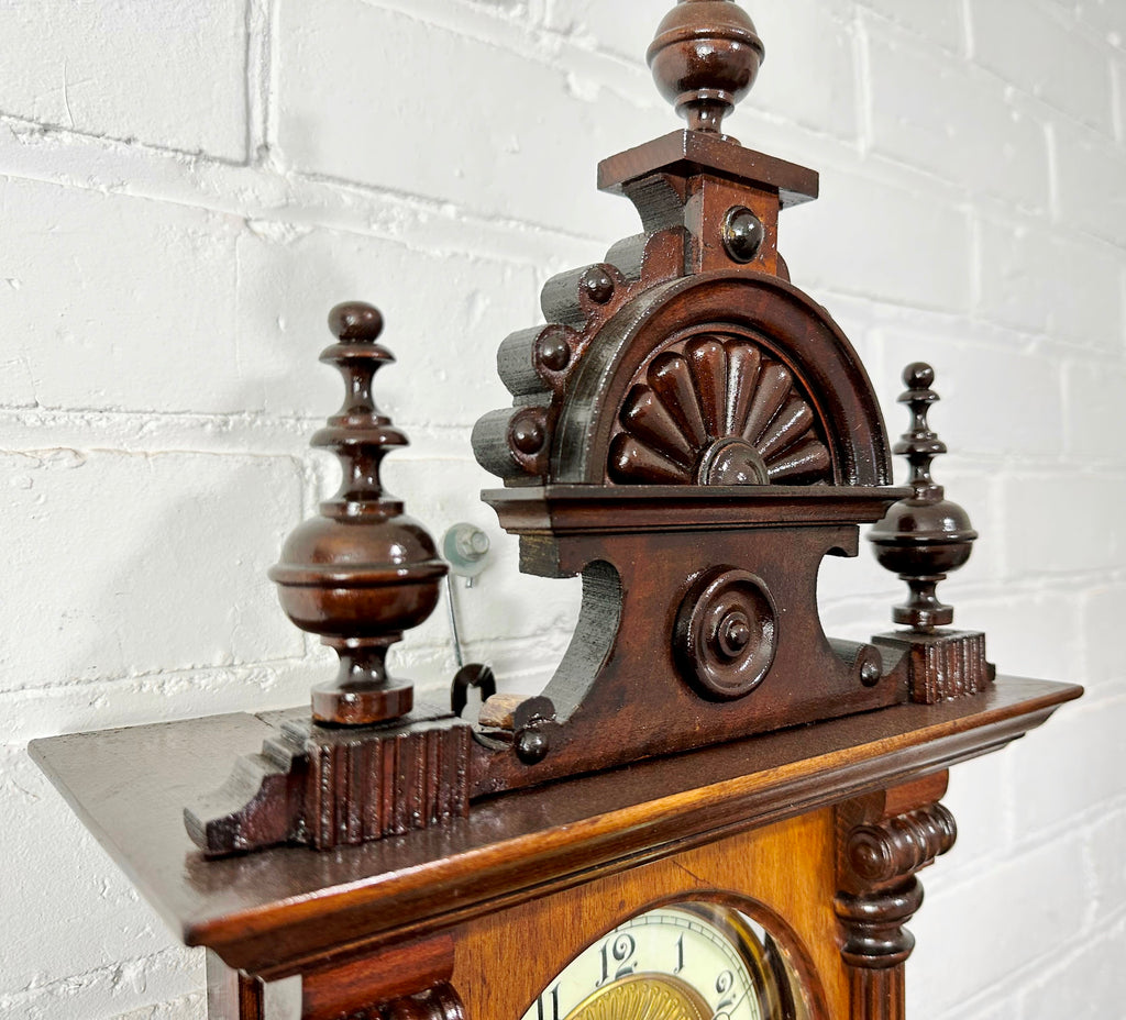 Antique HAC Pendulum Battery Wall Clock | Adelaide Clocks