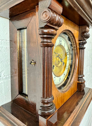 Antique HAC Pendulum Battery Wall Clock | Adelaide Clocks
