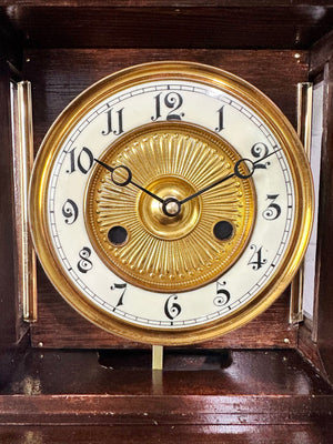 Antique HAC Pendulum Battery Wall Clock | Adelaide Clocks