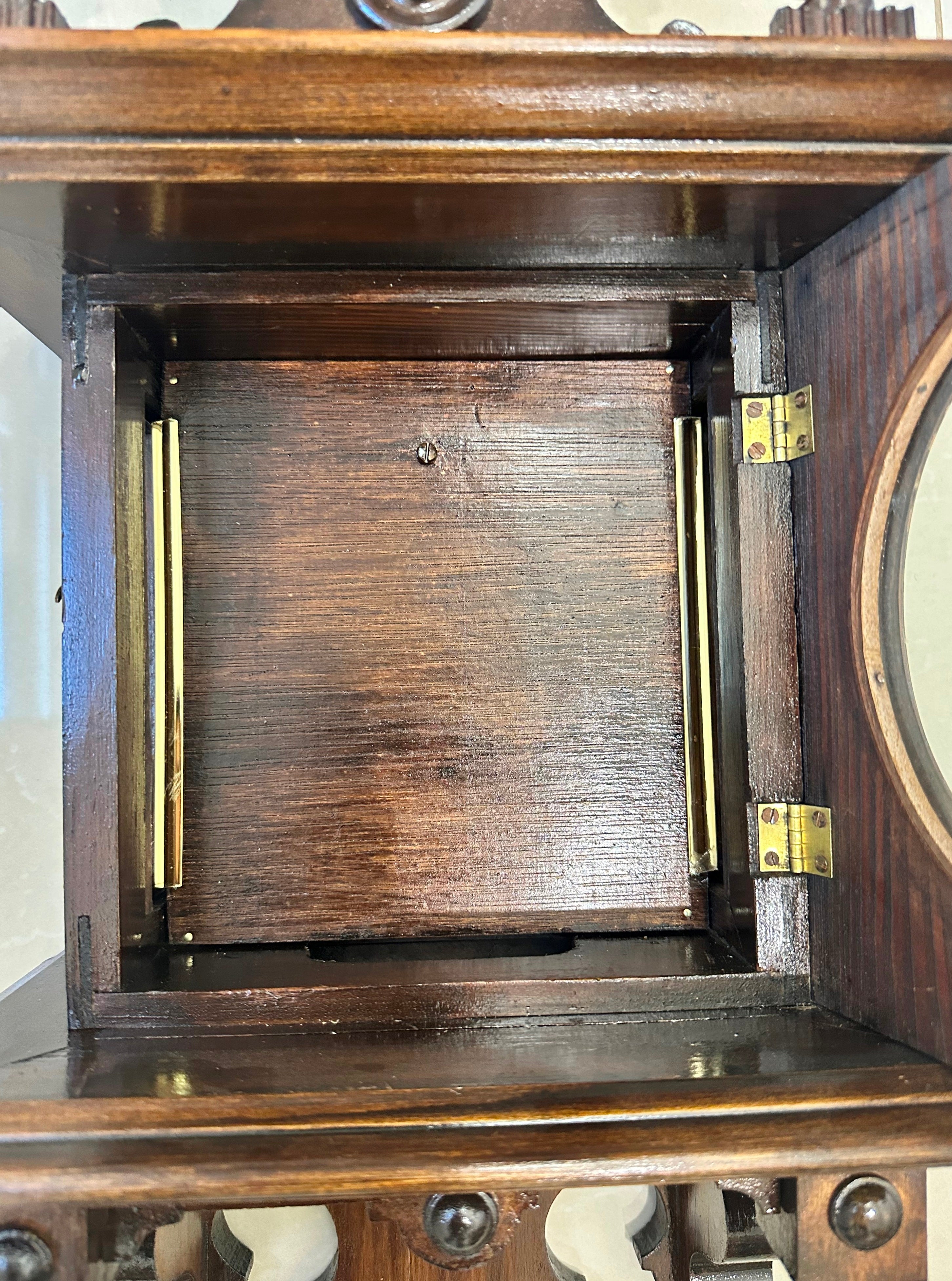 Antique HAC Pendulum Battery Wall Clock | Adelaide Clocks