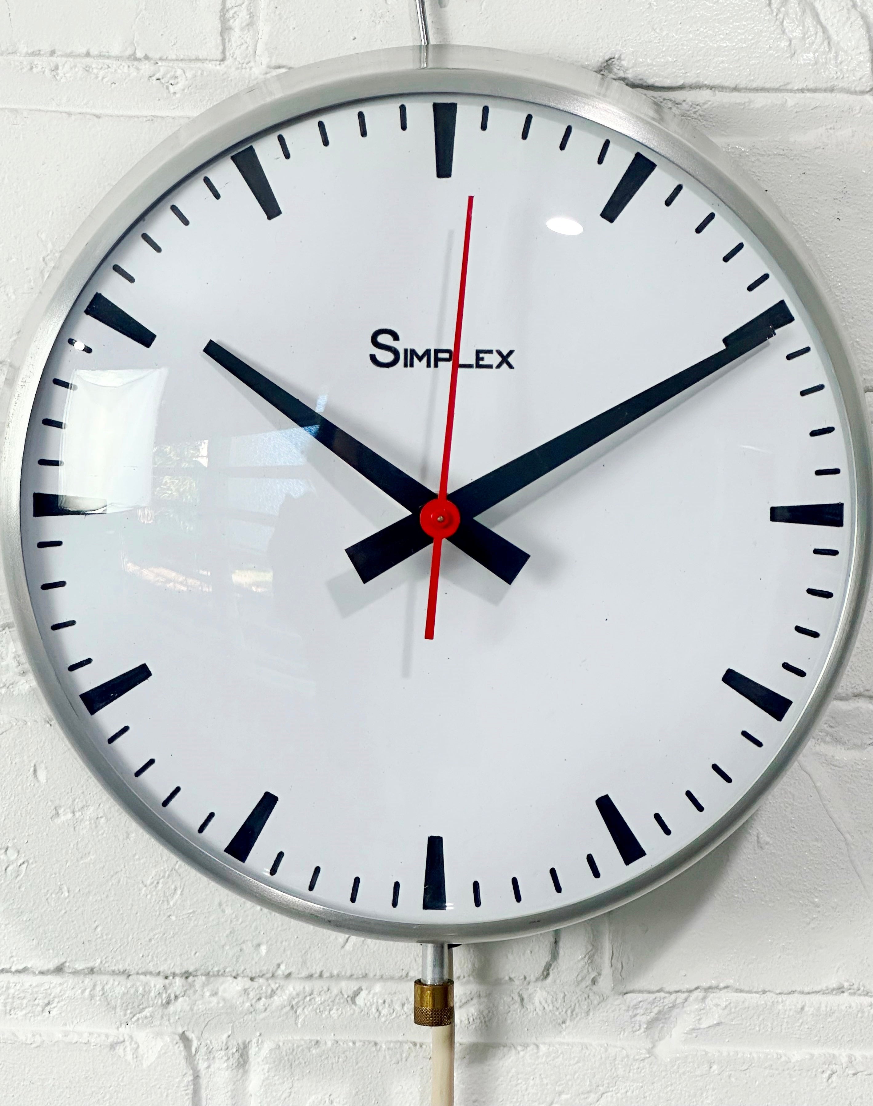 Vintage SIMPLEX Electric Wall School Clock | Adelaide Clocks
