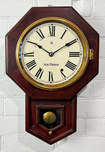 Original Antique Seth Thomas Chime Wall Clock | Adelaide Clocks