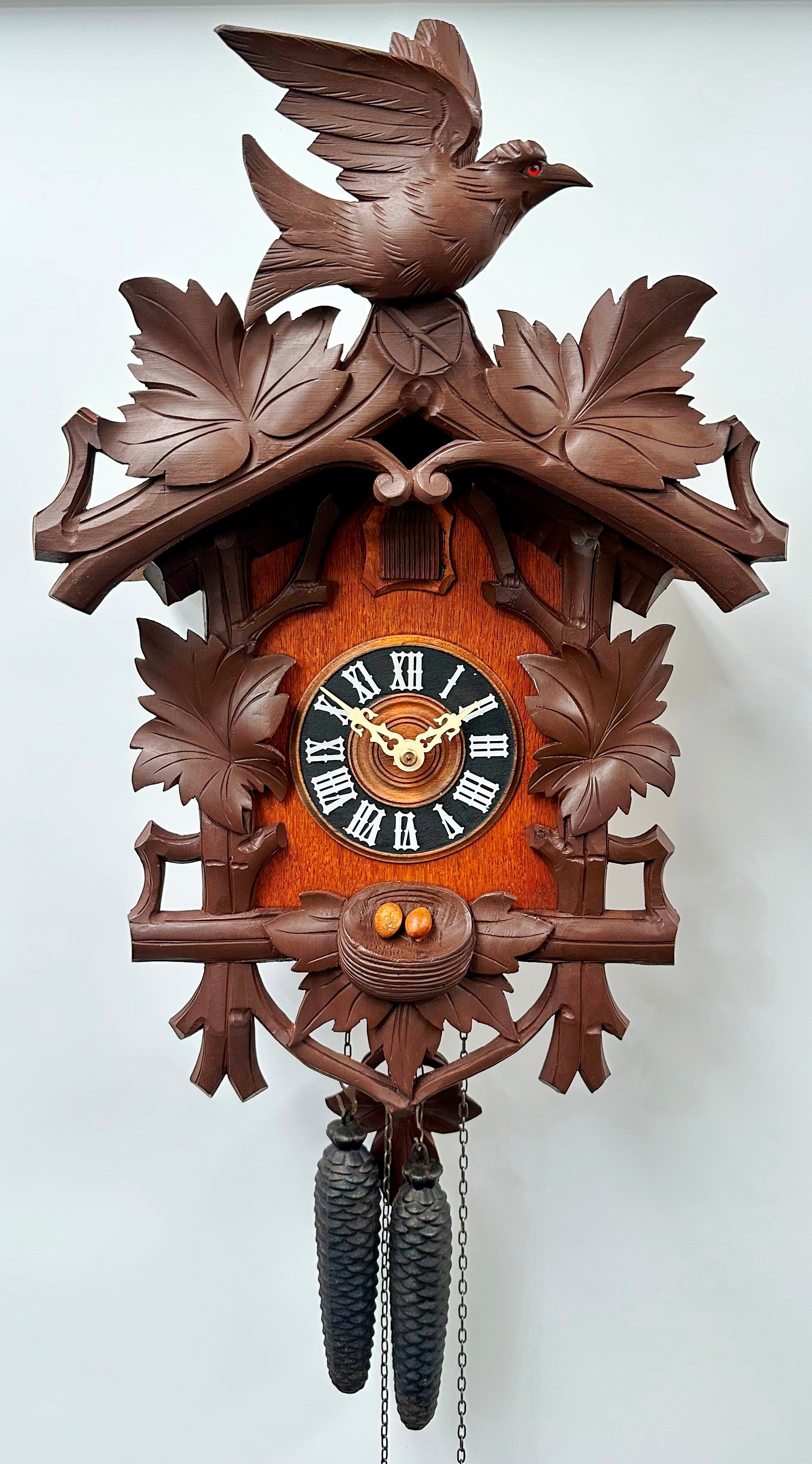 Vintage Black forest Cuckoo Bird Chime Wall Clock | Adelaide Clocks