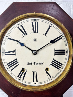 Original Antique Seth Thomas Chime Wall Clock | Adelaide Clocks