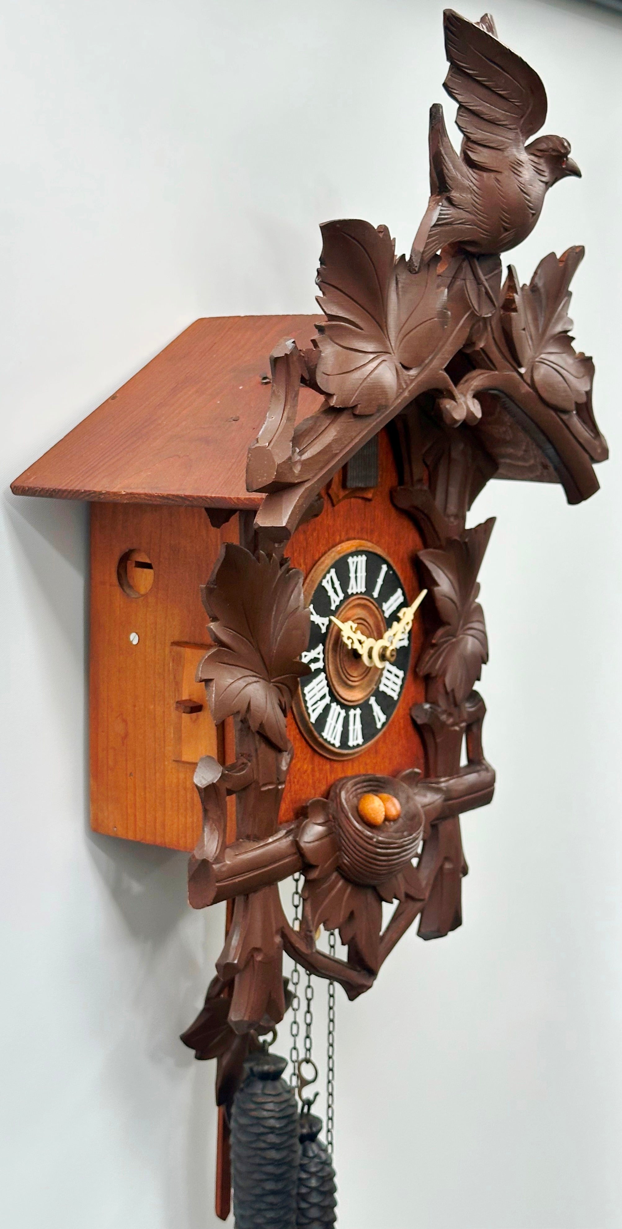 Vintage Black forest Cuckoo Bird Chime Wall Clock | Adelaide Clocks