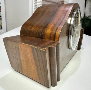 Vintage Strike Hammer on Coil Chime German Mantel Clock | Adelaide Clocks