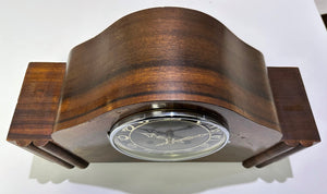 Vintage Strike Hammer on Coil Chime German Mantel Clock | Adelaide Clocks