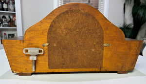 Vintage Strike Hammer on Coil Chime German Mantel Clock | Adelaide Clocks