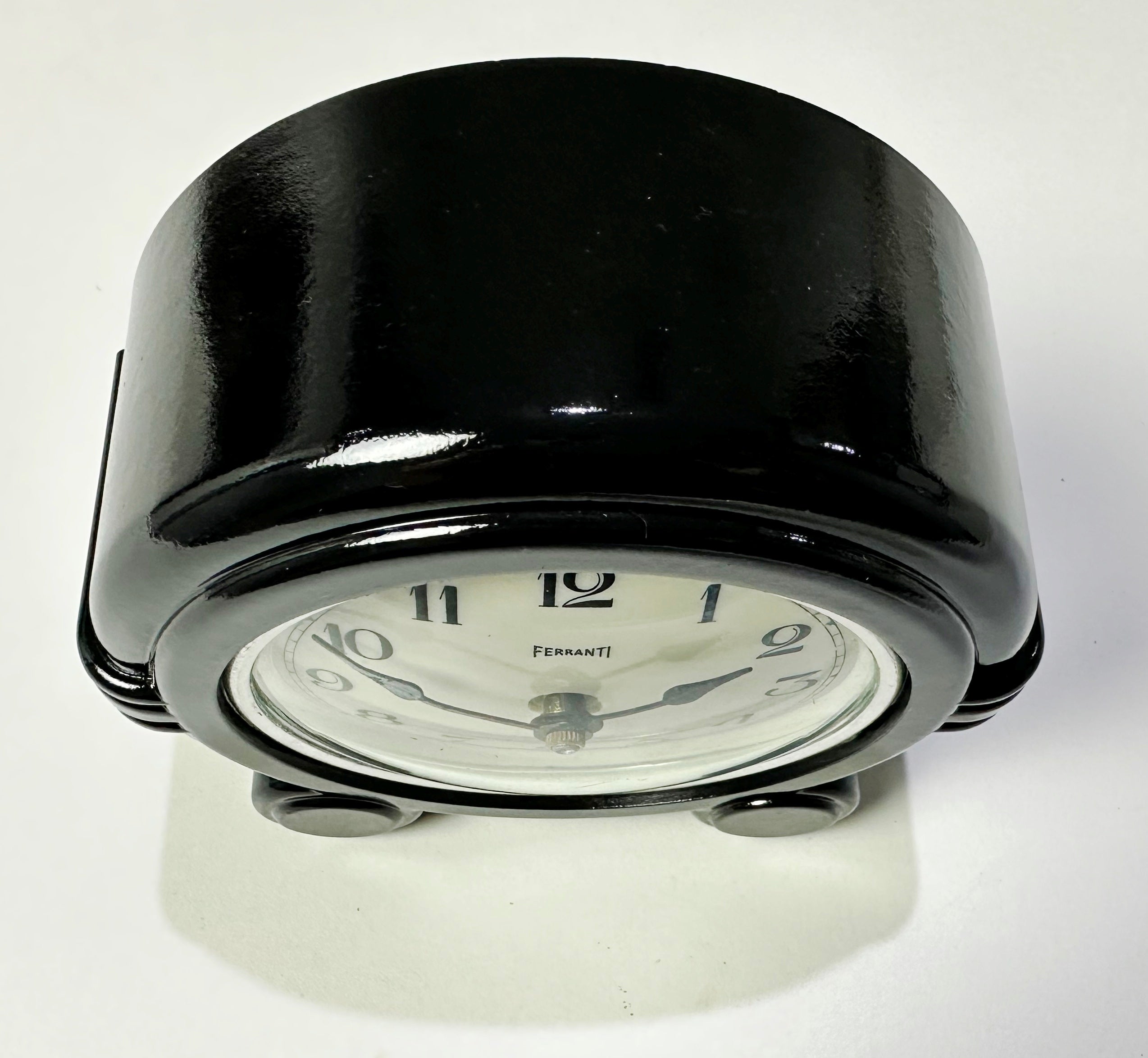 Vintage Ferranti England Bakelite Battery Desk Table Clock | Adelaide Clocks