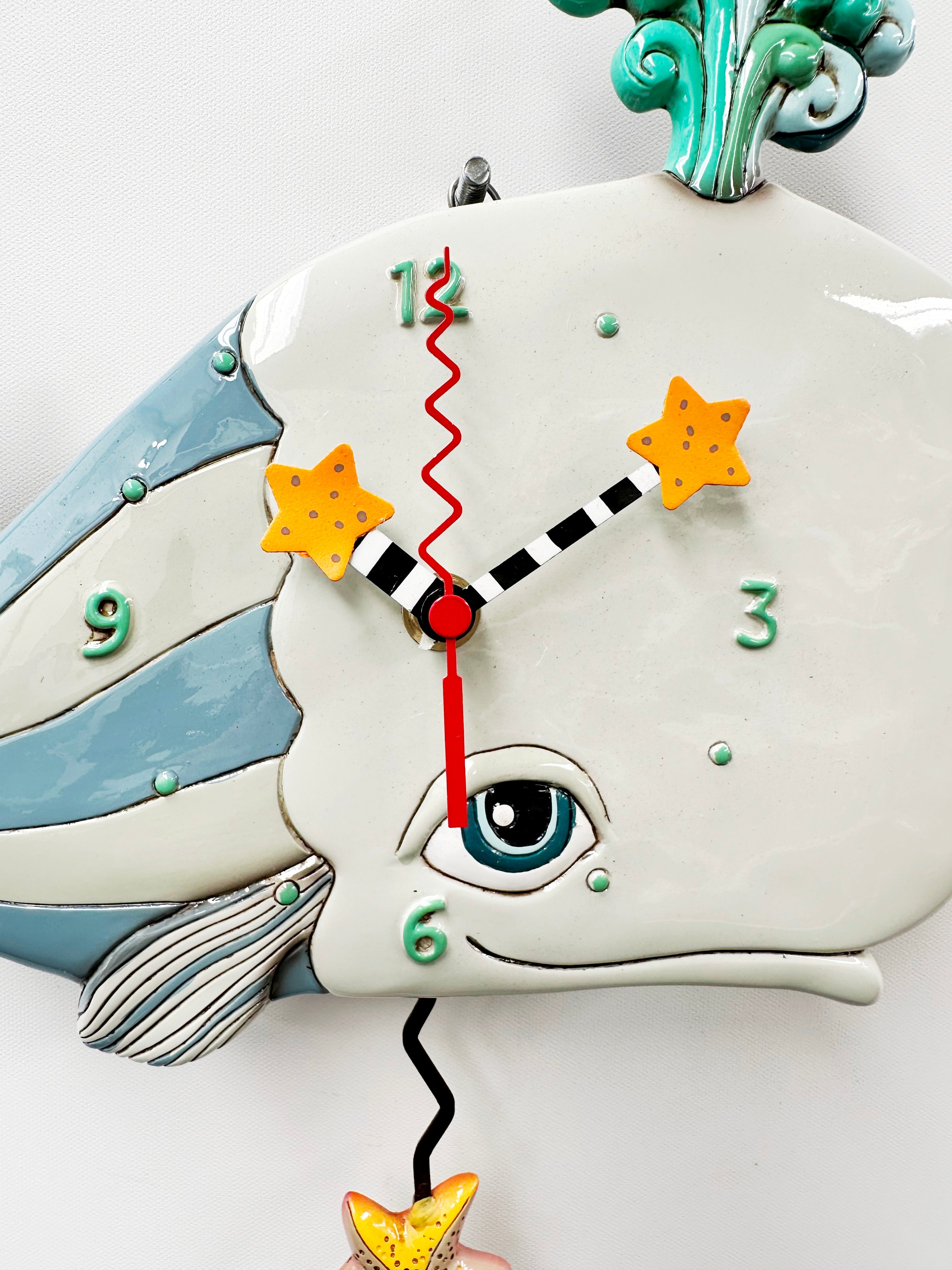 NEW Sea Whale Quartz Wall Clock | Adelaide Clocks