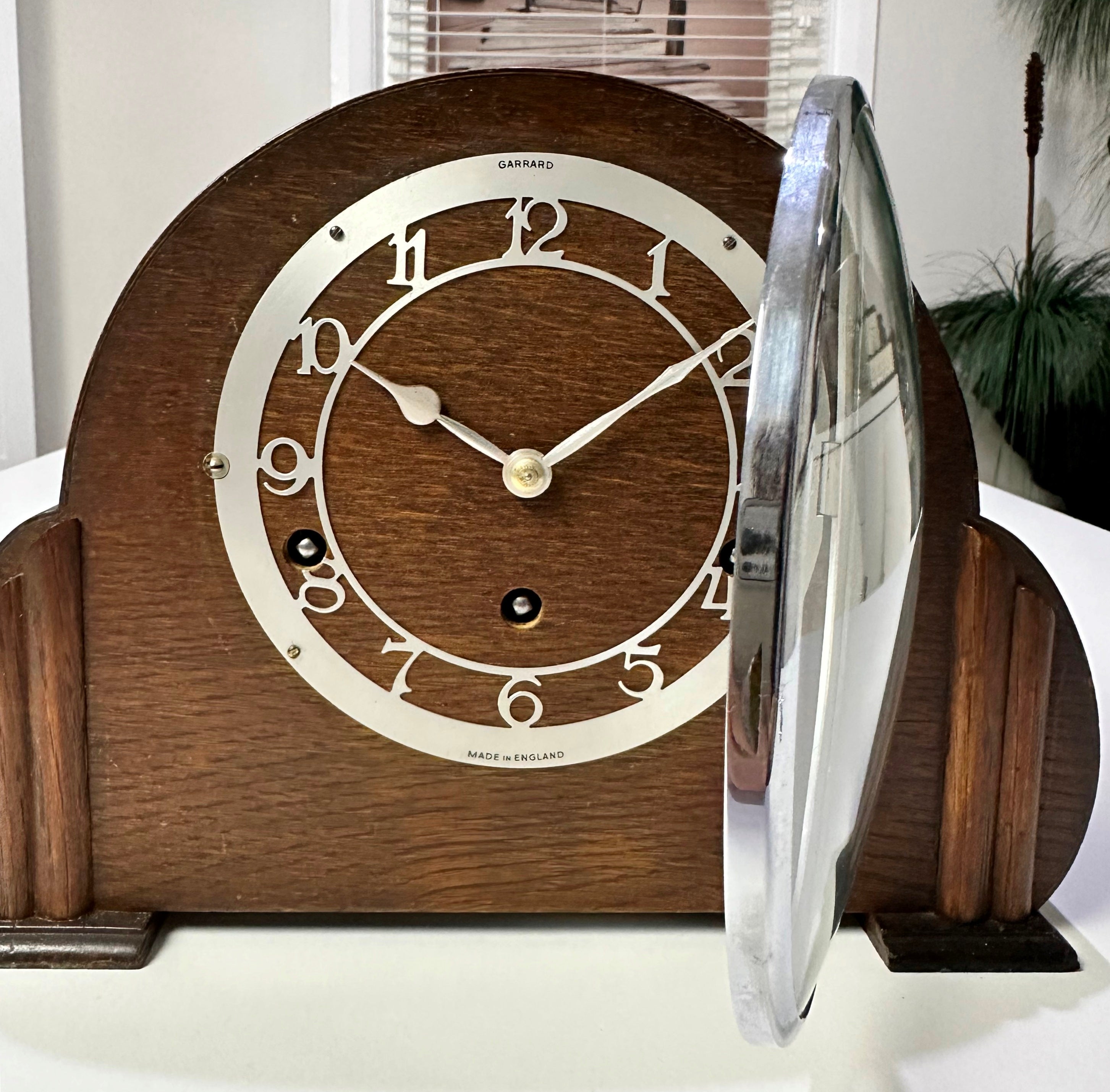 Vintage Westminster Garrad Hammer Chime Mantel Clock | Adelaide Clocks