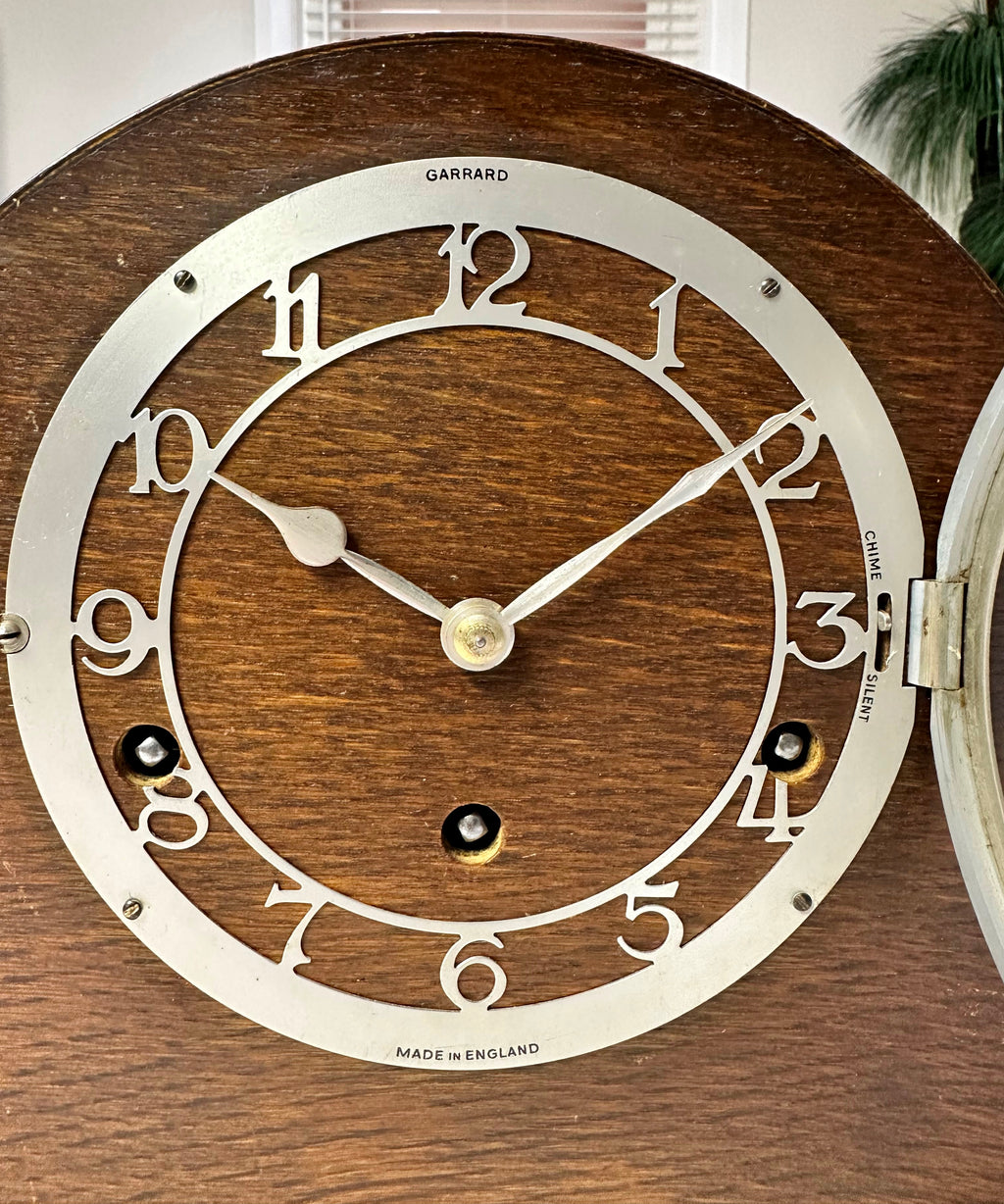 Vintage Westminster Garrad Hammer Chime Mantel Clock | Adelaide Clocks