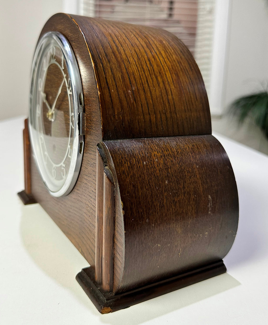 Vintage Westminster Garrad Hammer Chime Mantel Clock | Adelaide Clocks