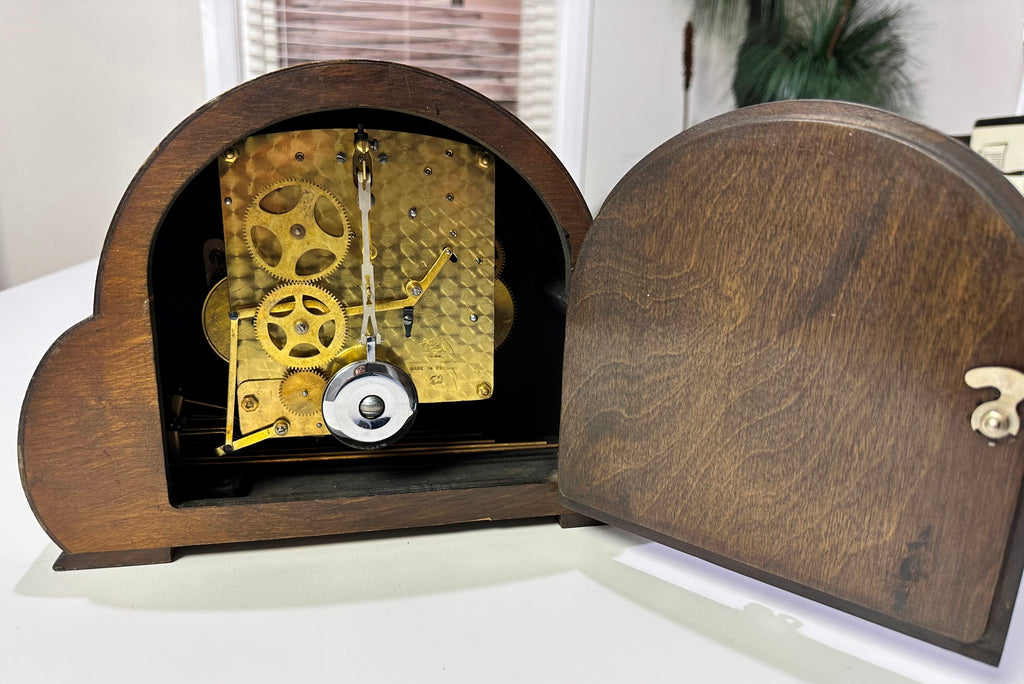 Vintage Westminster Garrad Hammer Chime Mantel Clock | Adelaide Clocks