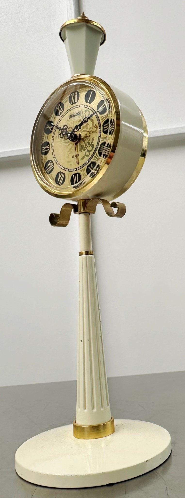 Vintage Rhythm Alarm Lamp Post Desk Clock | Adelaide Clocks