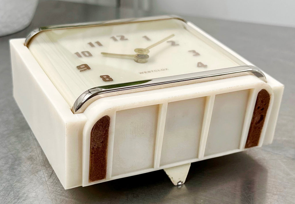  Vintage Westclox Shelby Bakelite Case Alarm Clock | Adelaide Clocks