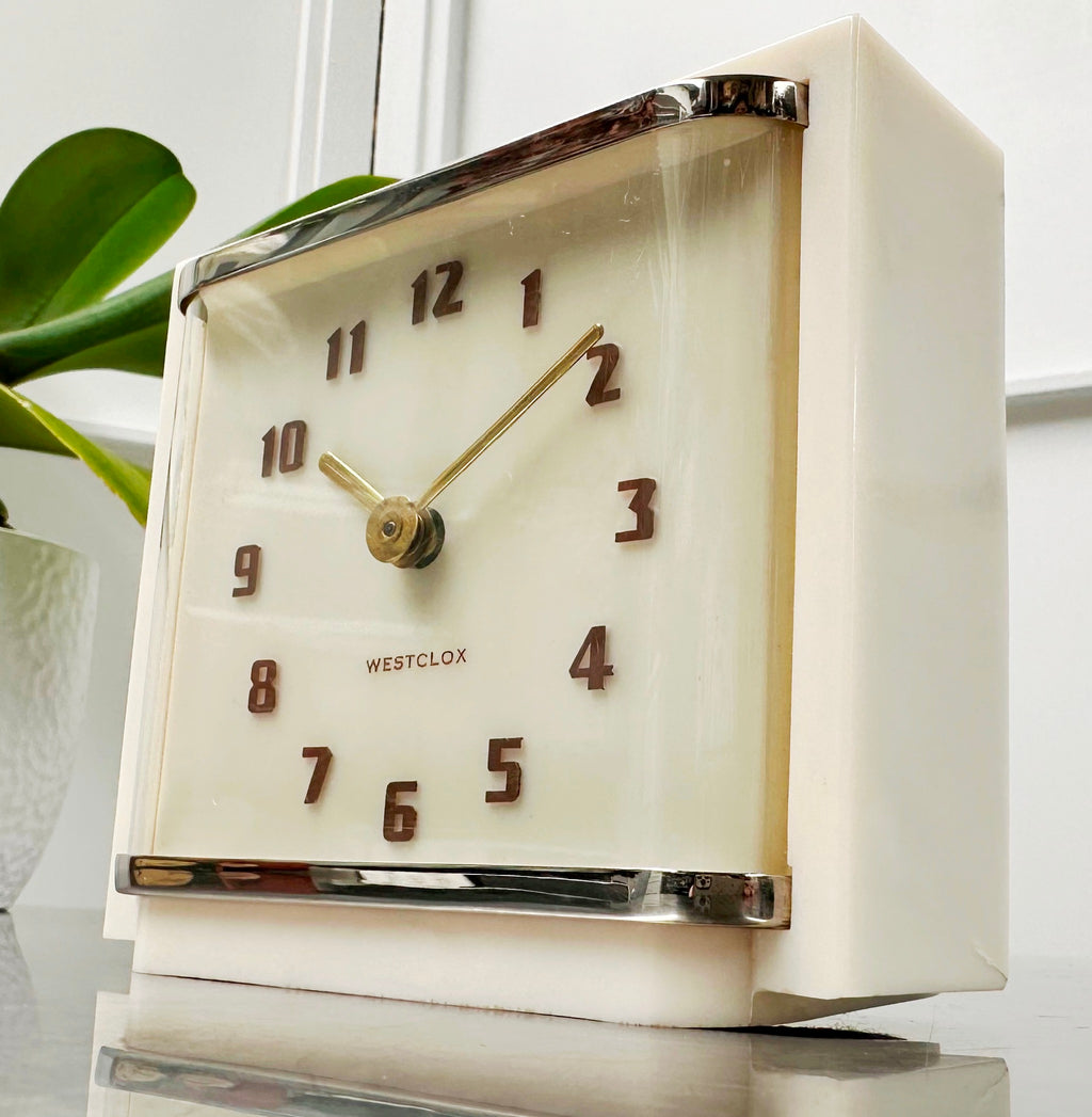 Vintage Westclox Shelby Bakelite Case Alarm Clock | Adelaide Clocks