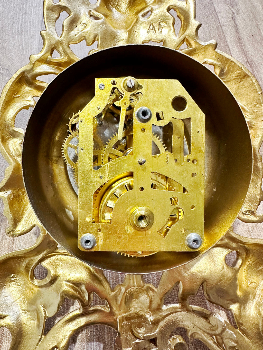 Antique Figural Western Clock Co. U.S.A. Westclox Mantel Clock | Adelaide Clocks